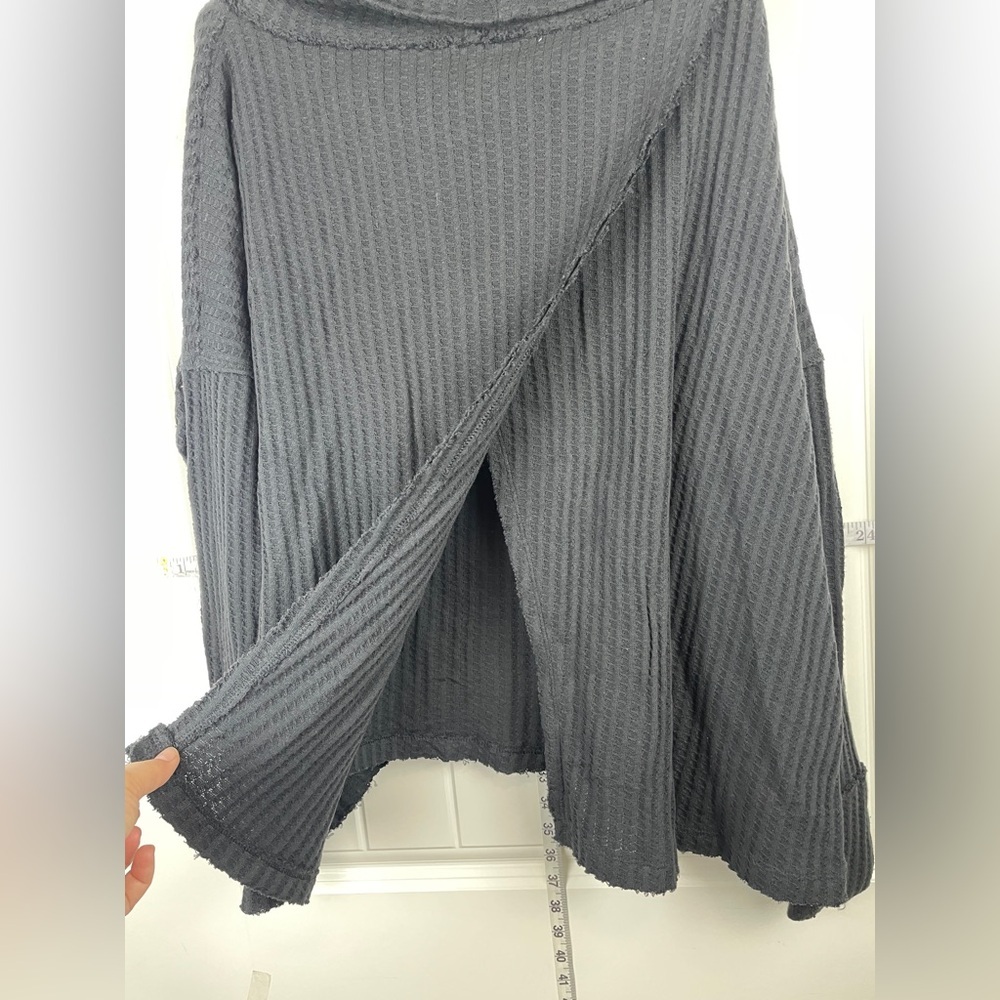 Free People Black Cowl Neck Sweater - Picture 5 of 10